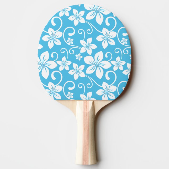 BLUE HAWAII PATTERN (BLUE) PING PONG PADDLE (Back)