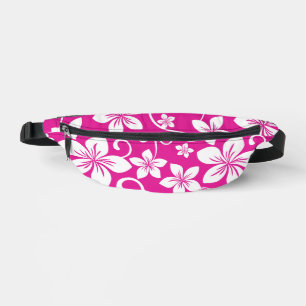 BLUE HAWAII PATTERN IN HOT PINK FANNY PACK