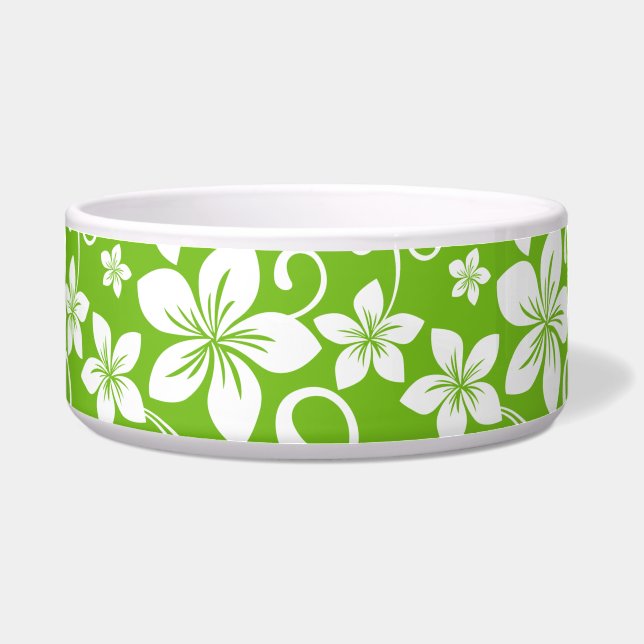 BLUE HAWAII PATTERN IN LIME (Front)