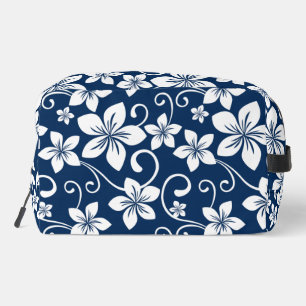 BLUE HAWAII PATTERN IN NAVY BLUE DOPP KIT