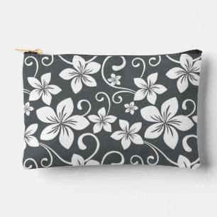 BLUE HAWAII PATTERN IN PEWTER ACCESSORY POUCH