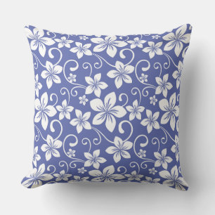 BLUE HAWAII (PERIWINKLE) THROW PILLOW