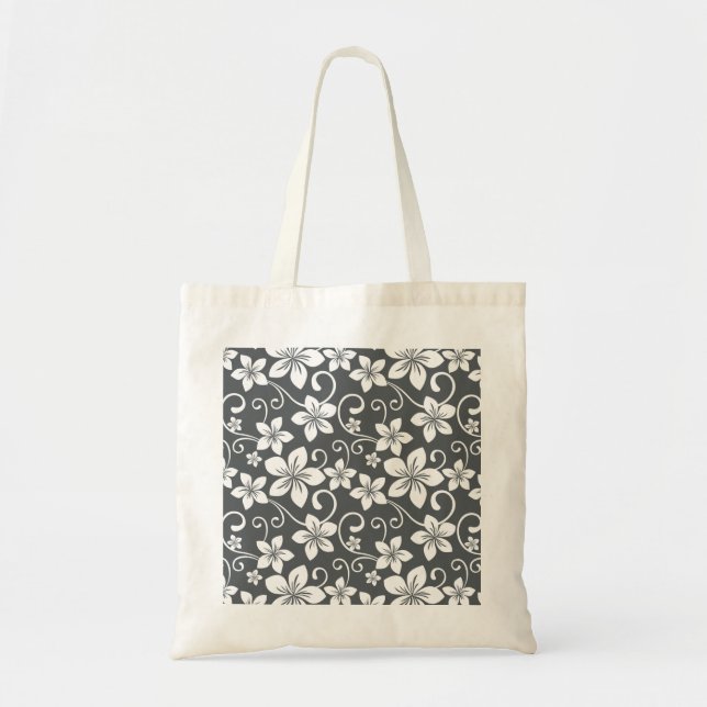 BLUE HAWAII (PEWTER) TOTE BAG (Front)