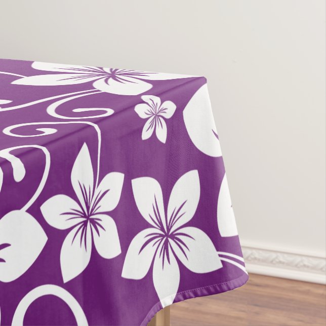 BLUE HAWAII (PLUM) TABLECLOTH (In Situ)