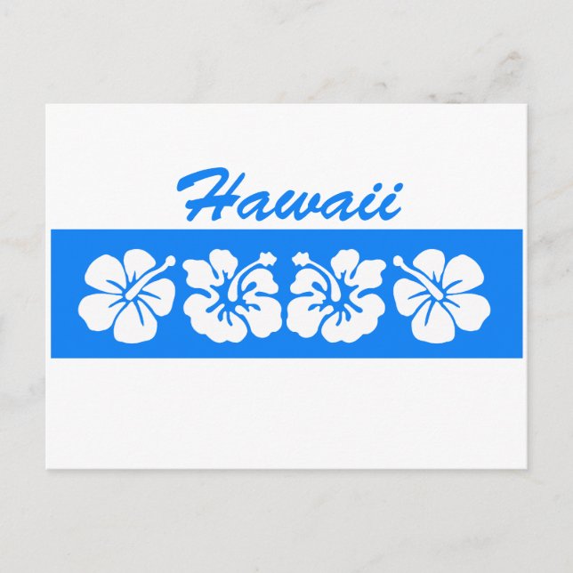 Blue Hawaii Postcard (Front)