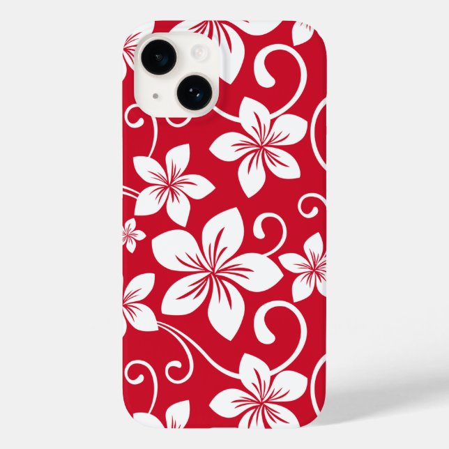 BLUE HAWAII (RED) Case-Mate iPhone CASE (Back)