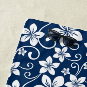 BLUE HAWAII (ROYAL BLUE) BEACH TOWEL