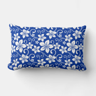 BLUE HAWAII (ROYAL BLUE) LUMBAR PILLOW