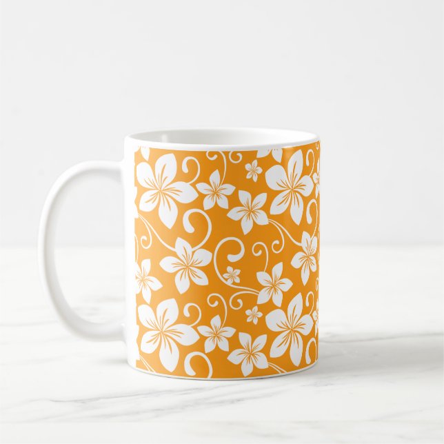 BLUE HAWAII (TANGERINE) COFFEE MUG (Left)