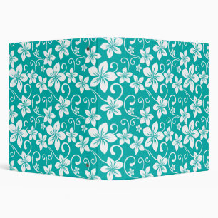 BLUE HAWAII (TEAL) 3 RING BINDER