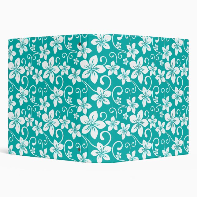 BLUE HAWAII (TEAL) 3 RING BINDER (Background)