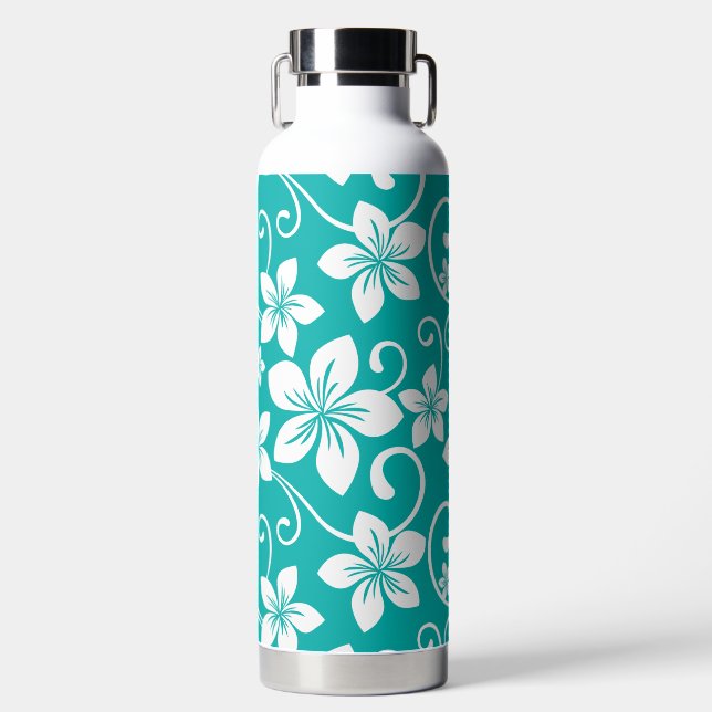BLUE HAWAII (TEAL) WATER BOTTLE (Front)