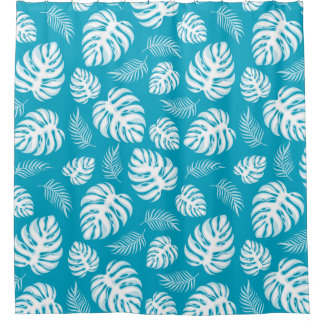 Blue Hawaiian Print 