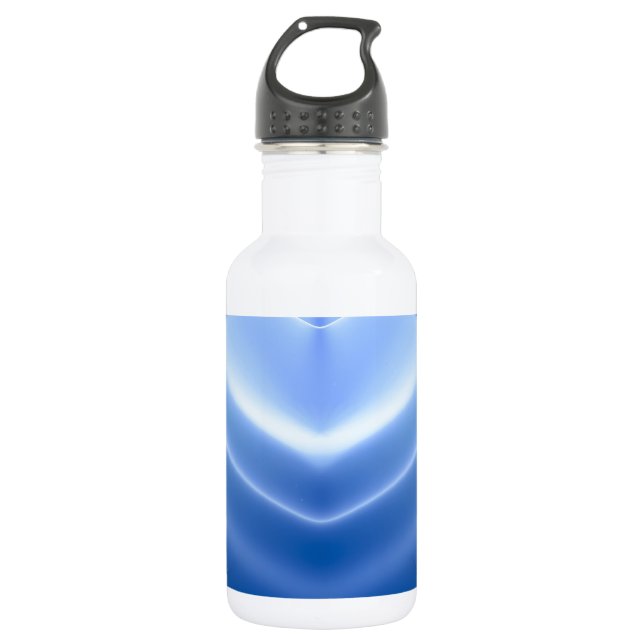 Blue Heart 532 Ml Water Bottle (Front)