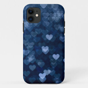 blue heart iPhone 11 case