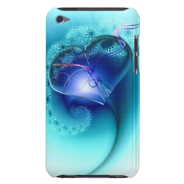 blue heart case of i phione (Back)