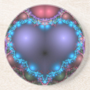 Blue Heart Coaster