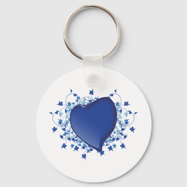 Blue Heart Keychain (Front)