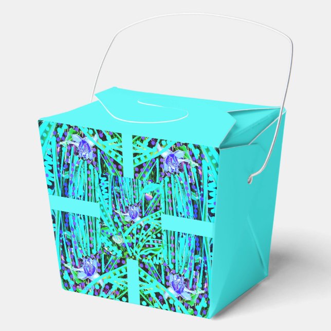 Blue Heart Moon & Wonder Blue Roses Reception Box (Front)