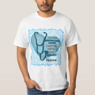 Blue Heart Ophthalmic Nurse T-Shirt