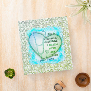 Blue Heart Physician Assistant binder