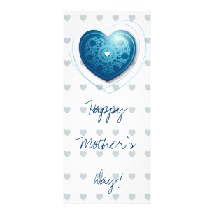 Blue heart, rack card