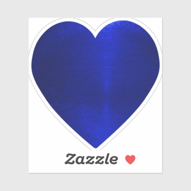 Blue Heart Sticker (Sheet)