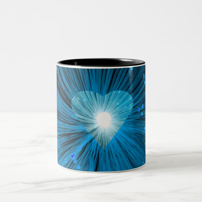 Blue Heart two-tone mug (Center)