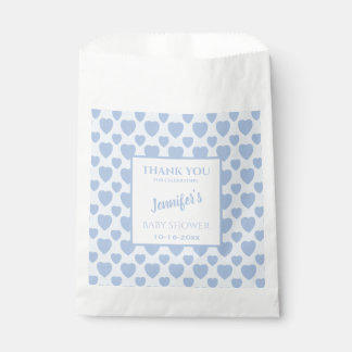 Blue Hearts Baby Shower  Favour Bag
