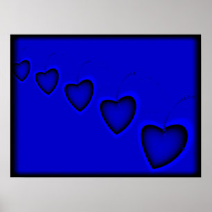 Blue Hearts Poster