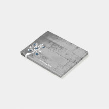 Blue Hearts Tree Personalized Notes