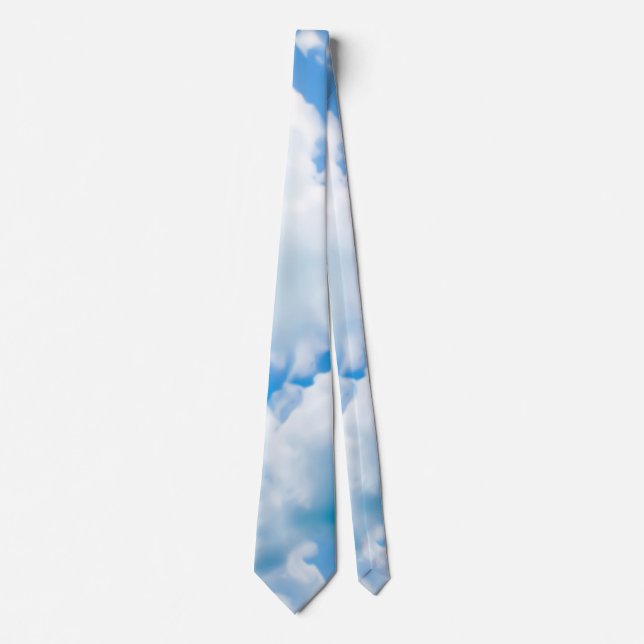 Blue Heaven Clouds II + your text & ideas Tie (Front)