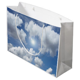 Blue Heaven Clouds + your ideas Large Gift Bag