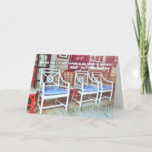 BLUE HEAVEN Greeting Card