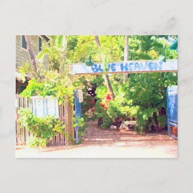 Blue Heaven Postcard (Front)