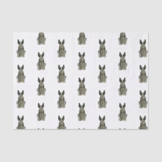 Blue Heeler ACD Cattle Dog Art Watercolor Pet Tissue Paper