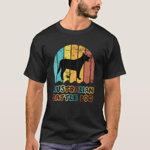 Blue Heeler Australian Cattle Dog Vintage Sunset T-Shirt