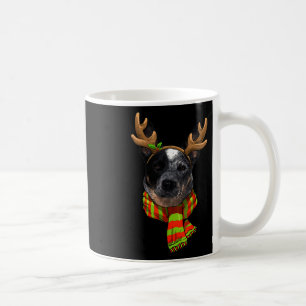 Blue Heeler Christmas Xmas Reindeer Pet Dog Lover Coffee Mug