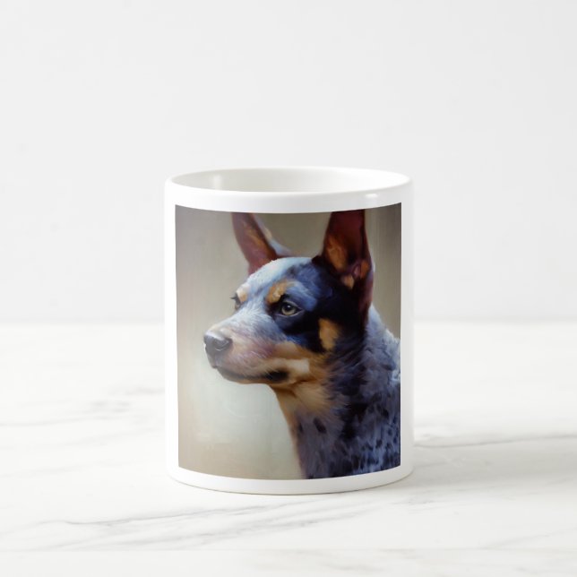 Blue Heeler Dog  Coffee Mug (Center)