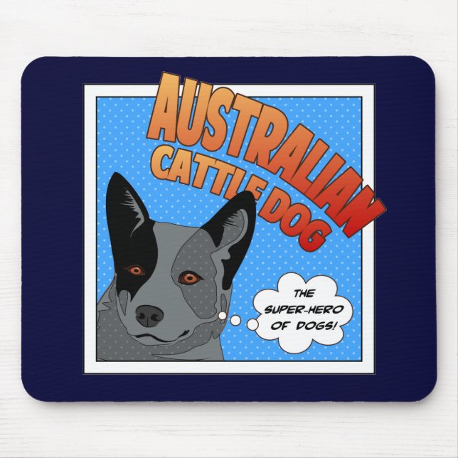 Blue Heeler Mouse Pad (Front)