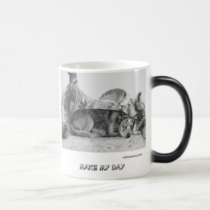 Blue Heeler mug series "Make My Day"