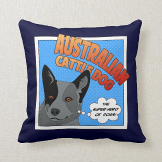 Blue Heeler Throw Pillow