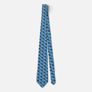 Blue Helicopter Tie