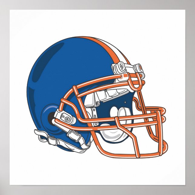 Blue Helmet Poster (Front)