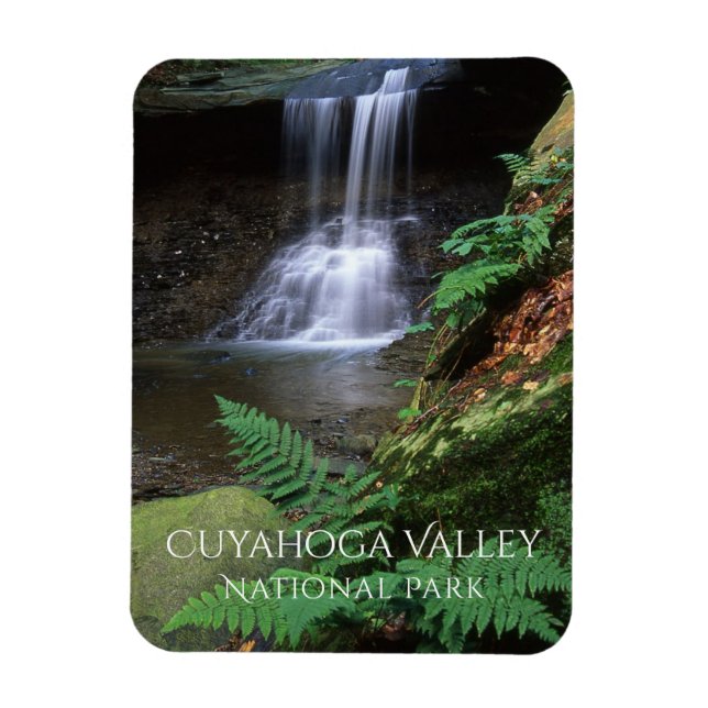 Blue Hen Falls, Cuyahoga National Park, Ohio Magnet (Vertical)
