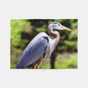 Blue Heron 1 Fleece Blanket