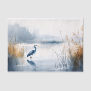 Blue Heron 8 Decoupage Paper