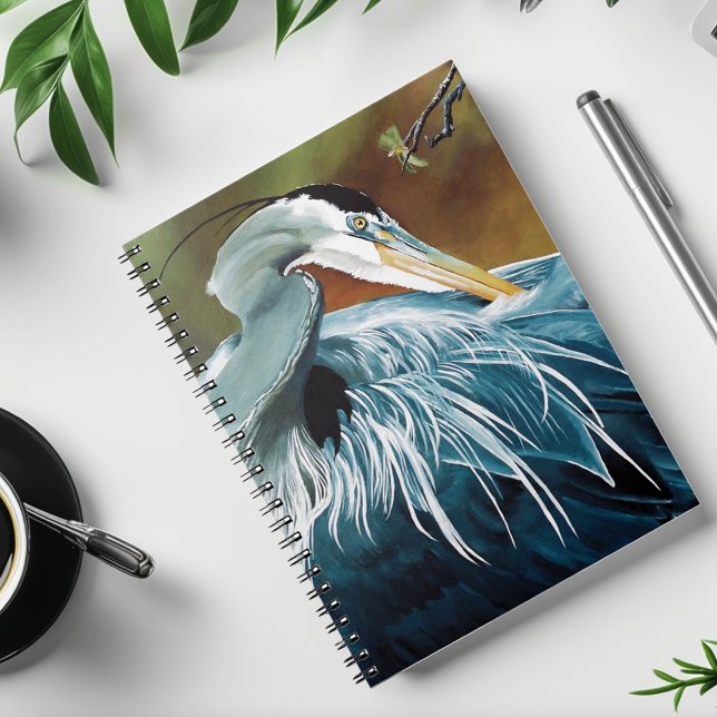 Blue Heron Bird  Notebook (Creator Uploaded)