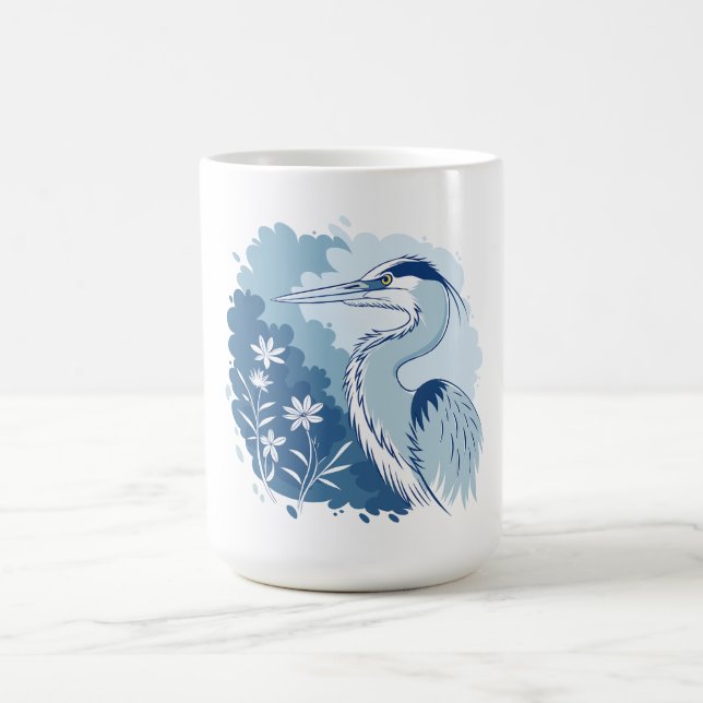 Blue Heron Coffee Mug (Center)
