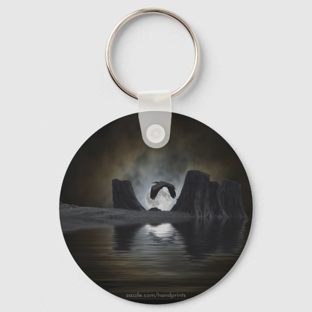 Blue Heron Gifts Keychain (Front)